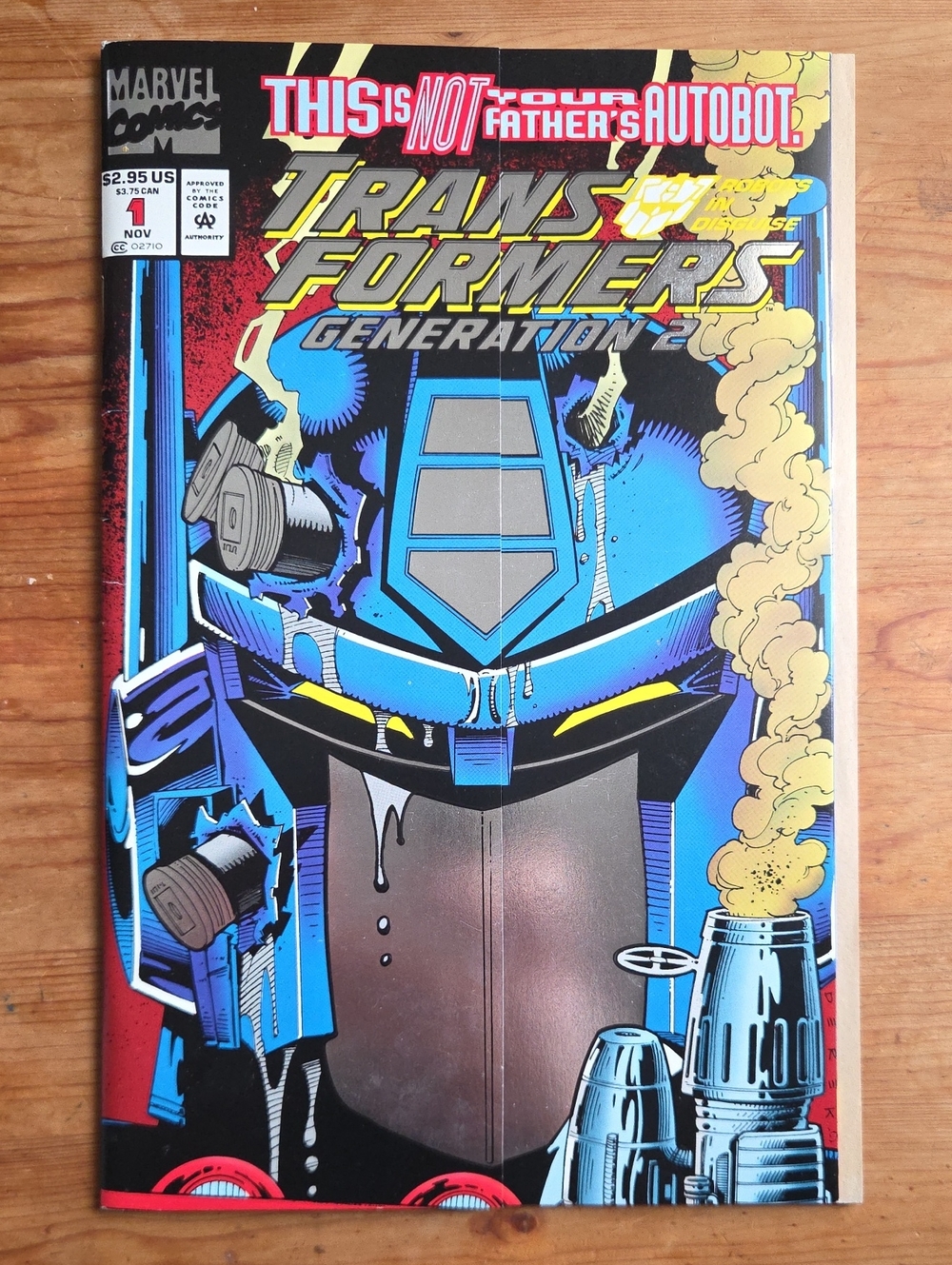 Transformers Generation Two #1 RARE HTF Newstand Foil Copy Vintage 1993